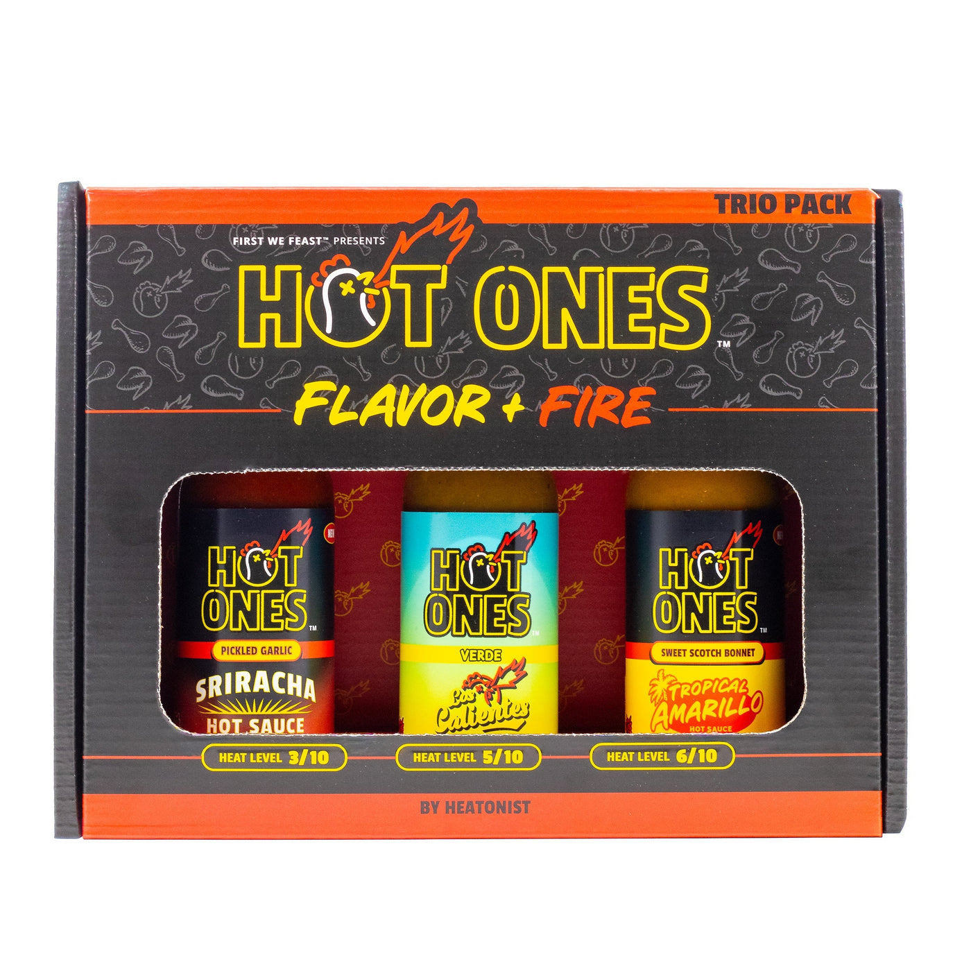 Flavor and Fire Trio Pack | Hot Ones J8