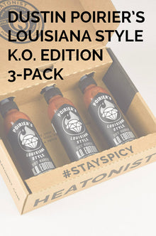 Dustin Poirier Hot Sauce - KO Edition 3 Pack U4
