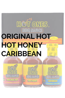 Hot Ones BBQ Trio Pack (Original / Hot Honey / Caribbean) U3