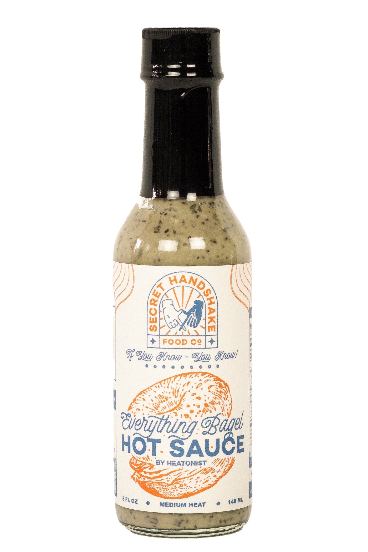Everything Bagel Hot Sauce | Secret Handshake Food Co U2