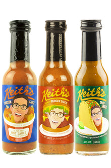 Keith's Hot Sauce Trio Pack W8
