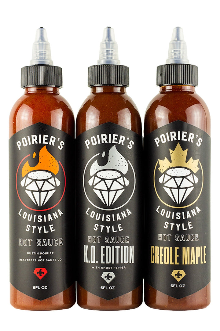 Poirier's Louisiana Style Hot Sauce Trio Pack | Dustin Poirier’s Louisiana Style S0