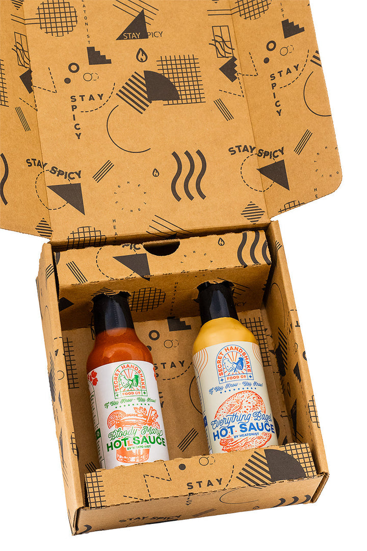 Secret Handshake Hot Sauce Duo Pack B0
